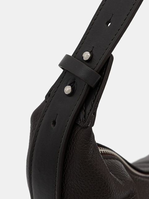 Answear.LAB torebka skórzana kolor brązowy