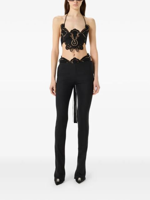 Blumarine halterneck tank top - Black - zdjęcie produktu nr 2