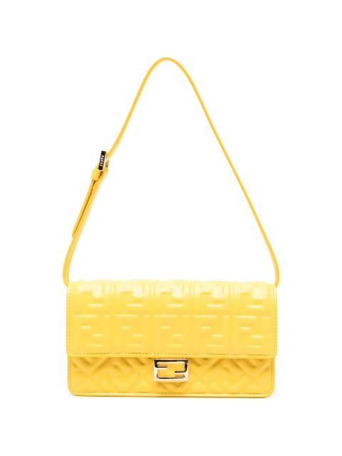 FENDI Wallet On Chain Baguette cross body bag - Yellow - zdjęcie produktu nr 1