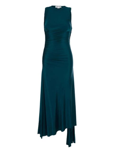 Victoria Beckham draped sleeveless maxi dress - Green - zdjęcie produktu nr 1