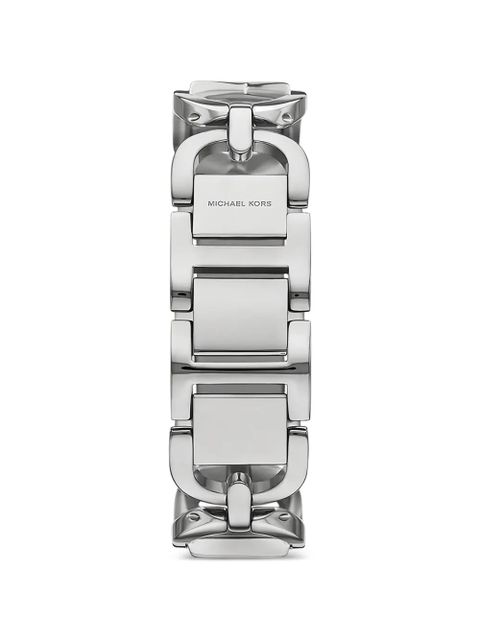 Michael Kors Silver Rectangle 22mm watch