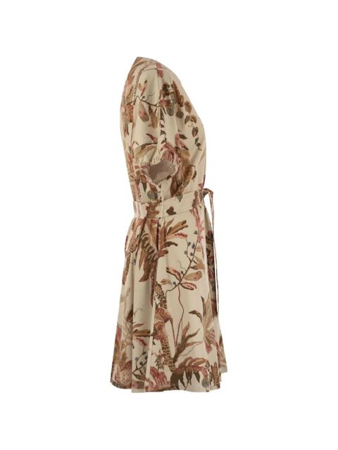 Weekend Max Mara printed belt dress - Neutrals