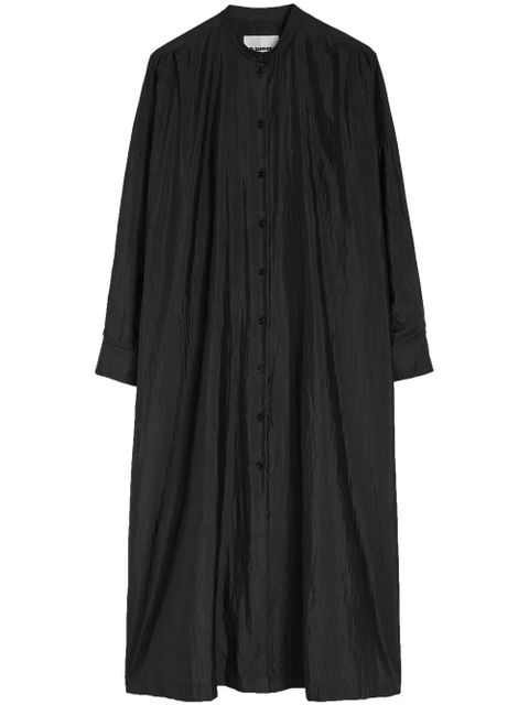 Jil Sander satin shirt dress - Black - zdjęcie produktu nr 1