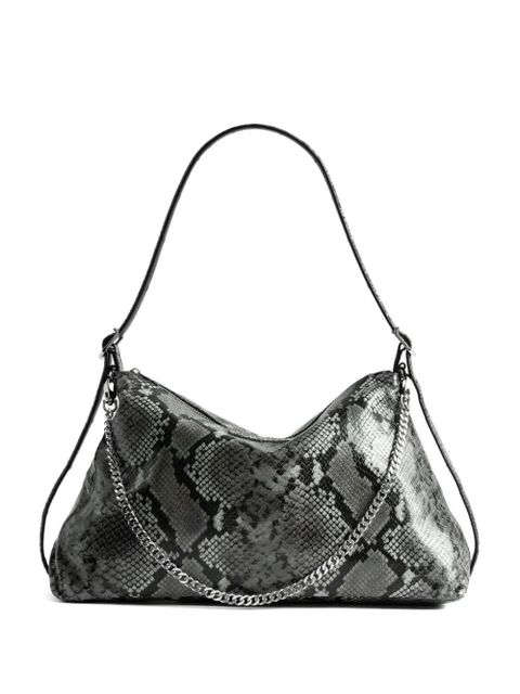 Zadig&Voltaire Jim Wild python-effect shoulder bag - Grey - zdjęcie produktu nr 1