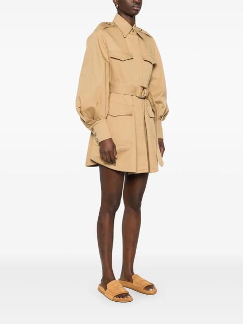 ZIMMERMANN Illuminate cargo mini dress - Neutrals