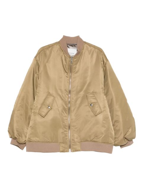 The Frankie Shop zip-fastening bomber jacket - Green - zdjęcie produktu nr 1