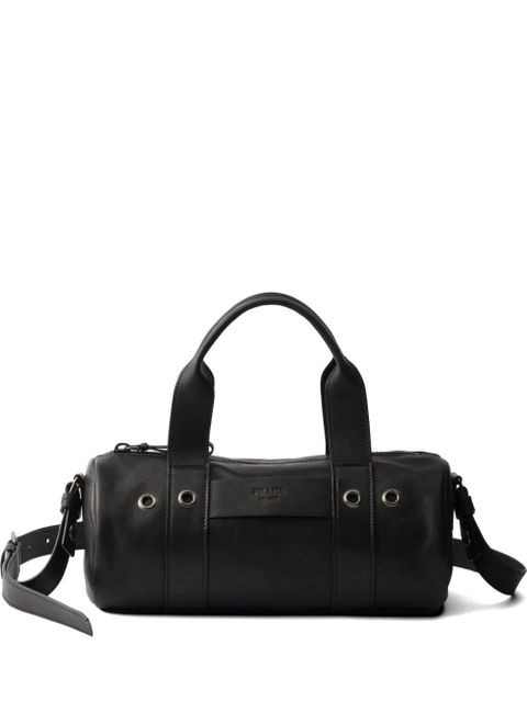 Prada large Route leather tote bag - Black - zdjęcie produktu nr 1