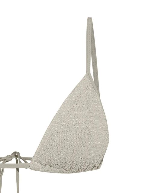 Bond-eye Luana triangle bikini top - Grey