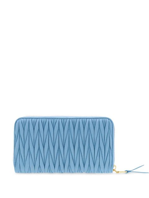 Miu Miu woven foldover wallet - Blue - zdjęcie produktu nr 2