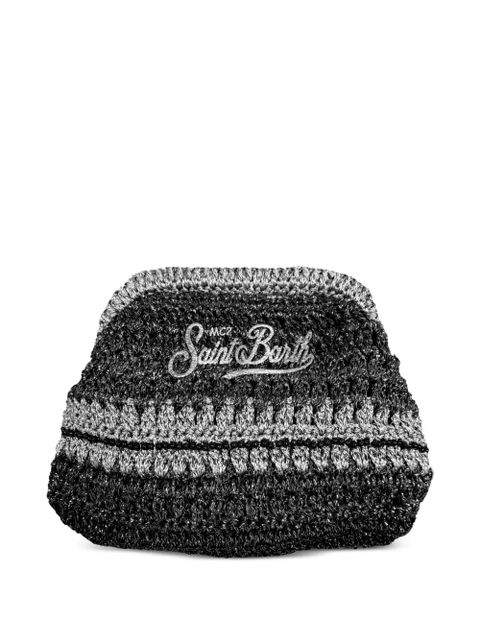 MC2 Saint Barth crochet clutch bag - Black - zdjęcie produktu nr 1