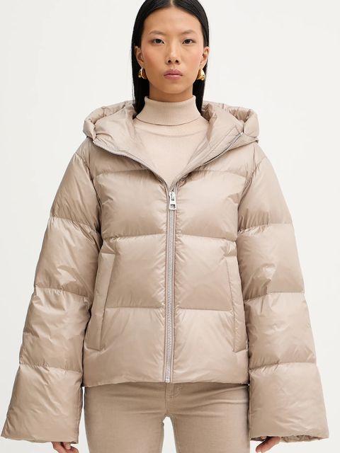 Marc O'Polo kurtka puchowa kolor beżowy zimowa 510099870185 - zdjęcie produktu nr 1