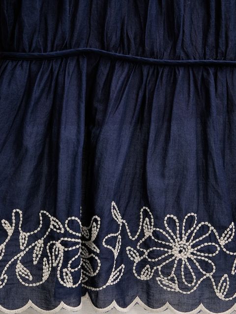 United Colors of Benetton bluzka bawełniana damska kolor granatowy z aplikacją 5VZCDQ0C3