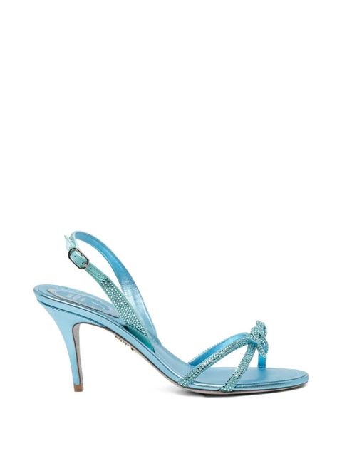 René Caovilla 80mm embellished sandals - Blue - zdjęcie produktu nr 1