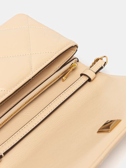 Tory Burch torebka skórzana Kira Diamond Quilt