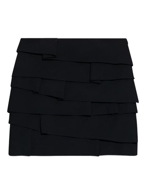 Versace layered pleated mini skirt - Black - zdjęcie produktu nr 1
