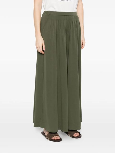 Max Mara pleated palazzo pants - Green