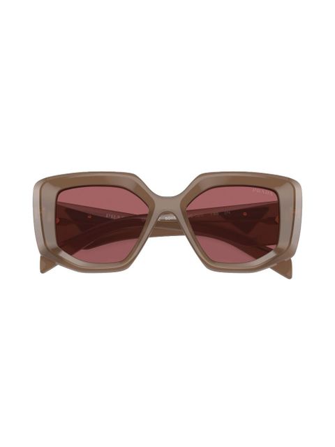 Prada Eyewear Prada PR 14ZS oversize frame sunglasses - Brown