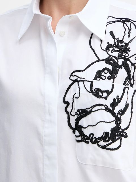 MAX&Co. koszula bawełniana damska kolor biały relaxed z kołnierzykiem klasycznym 2526116012200