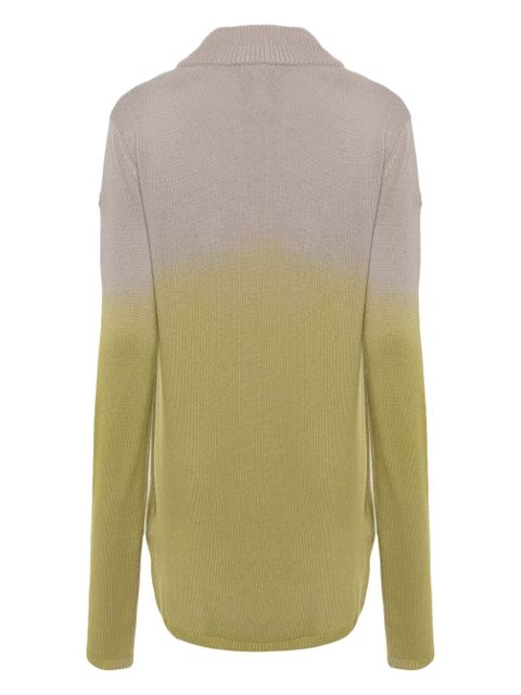 Moncler x Rick Owens cut-out jumper - Green - zdjęcie produktu nr 2