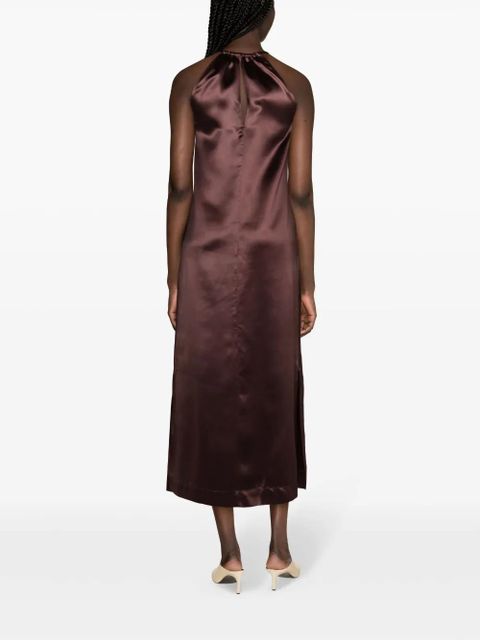 LouLou de Saison Morene halterneck maxi dress - Purple