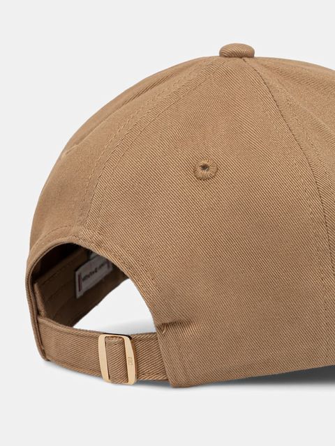 Tommy Hilfiger czapka z daszkiem bawełniana kolor beżowy z aplikacją AW0AW17631 - zdjęcie produktu nr 2