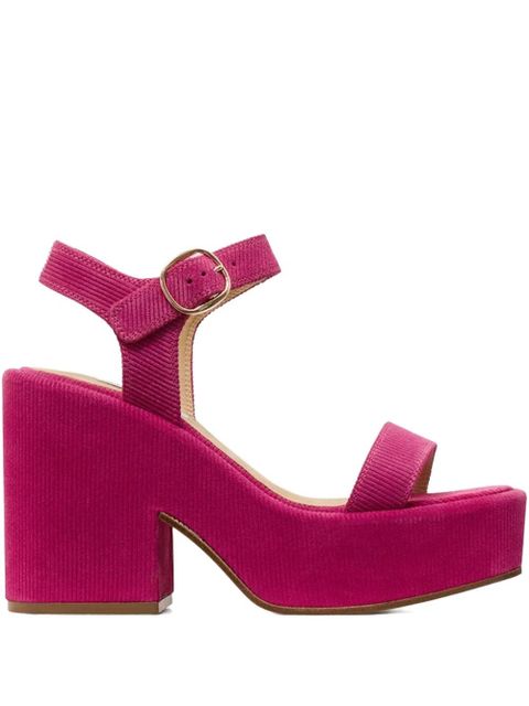 Gabriela Hearst 110mm Iman platform sandals - Pink - zdjęcie produktu nr 1