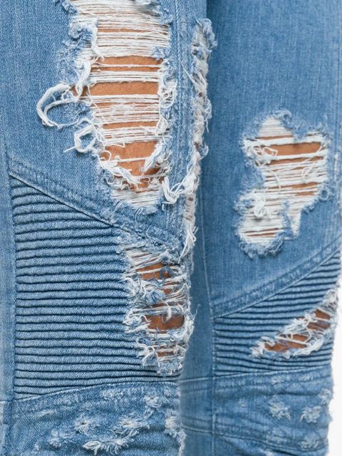 Balmain button-front skinny jeans - Blue - zdjęcie produktu nr 2