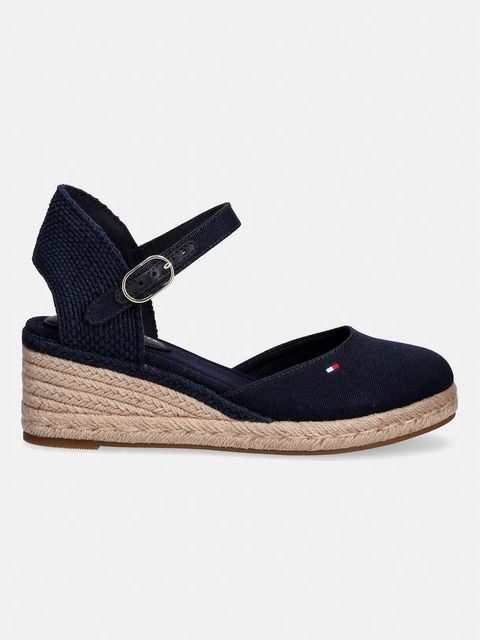 Tommy Hilfiger espadryle damskie MID WEDGE ESPAD CLOSED TOE - zdjęcie produktu nr 1