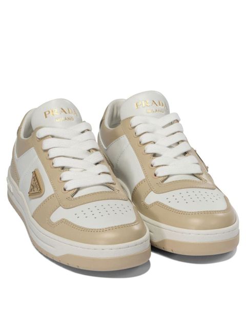 Prada Downtown logo-appliqué sneakers - Neutrals - zdjęcie produktu nr 2