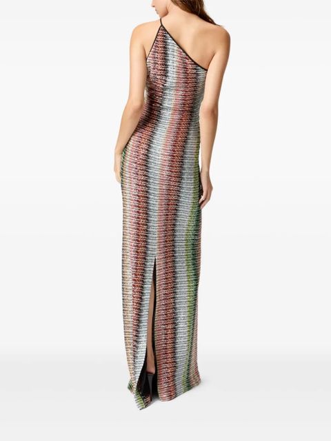Missoni single-shoulder maxi dress - Red