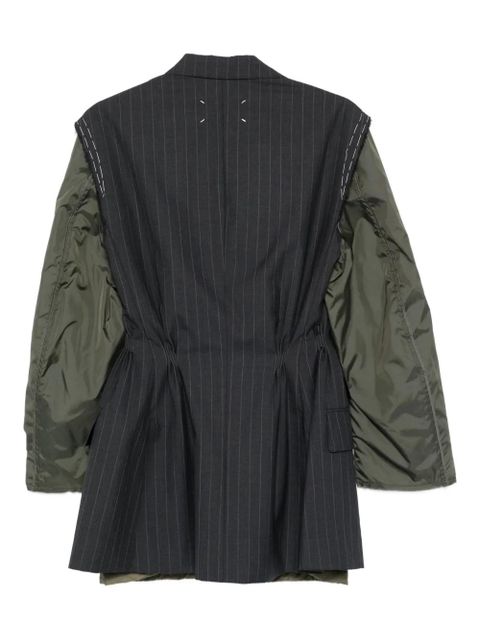 Maison Margiela pinstripe-pattern jacket - Grey