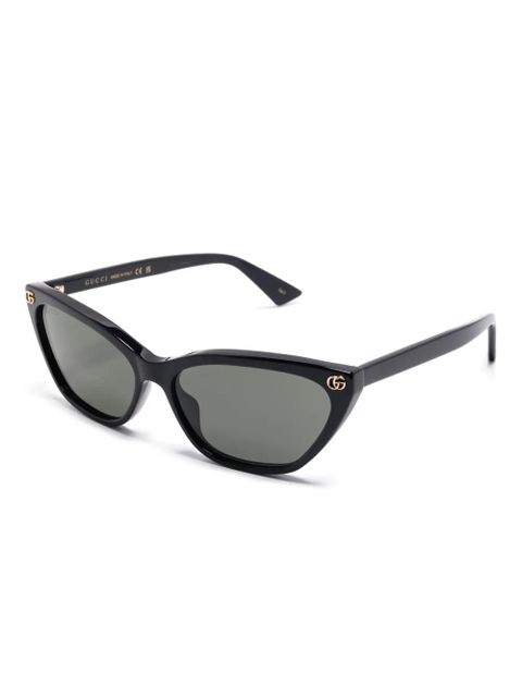 Gucci Eyewear geometric-frame sunglasses - Black
