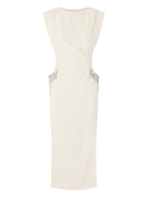 PINKO draped-detail dress - Neutrals - zdjęcie produktu nr 1