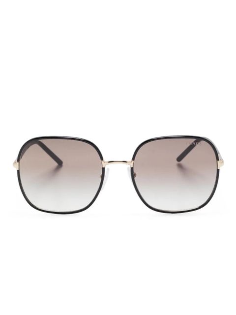 Prada Eyewear square-frame sunglasses - Black - zdjęcie produktu nr 1