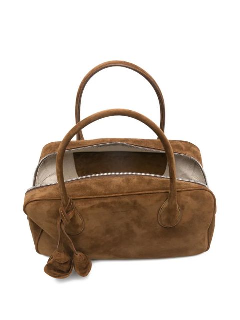 Magda Butrym Brigitte tassel suede tote bag - Brown