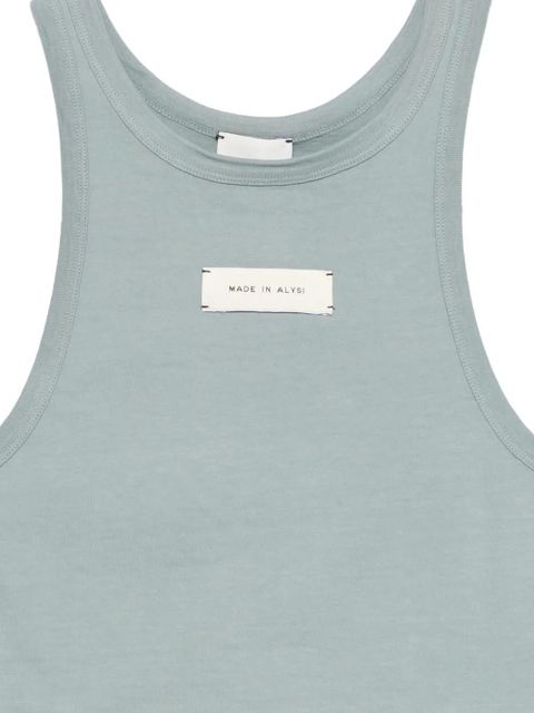 Alysi label detail top - Blue