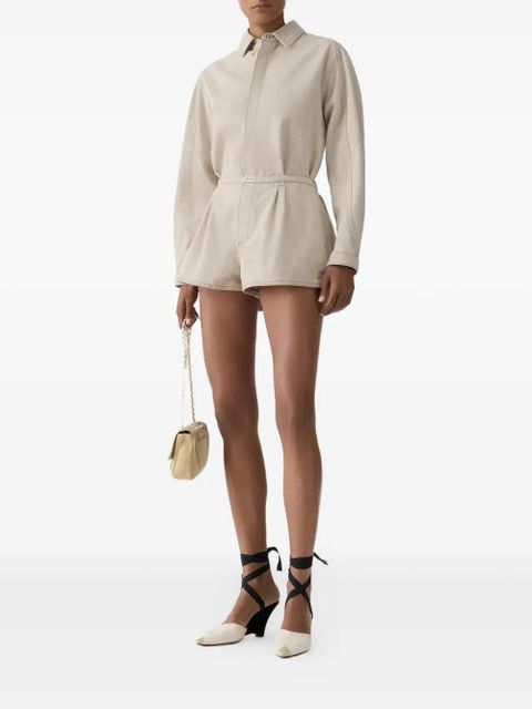Jacquemus pleated shorts - Neutrals - zdjęcie produktu nr 2