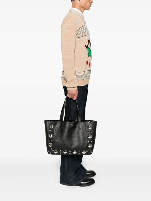Valentino Garavani studded leather tote bag - Black - zdjęcie produktu nr 2
