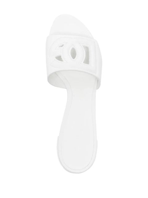 Dolce & Gabbana 50mm Bianca sandals - White