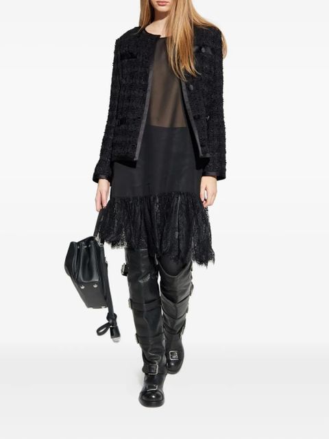 Dolce & Gabbana buttonned-trim jacket - Black - zdjęcie produktu nr 2