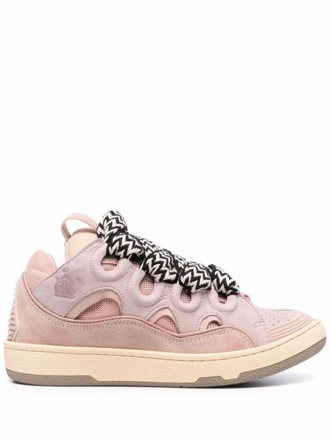 Lanvin Curb lace-up sneakers - Pink - zdjęcie produktu nr 1