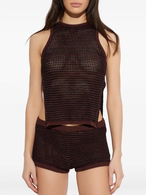 Bond-eye Asher open-knit top - Brown - zdjęcie produktu nr 1