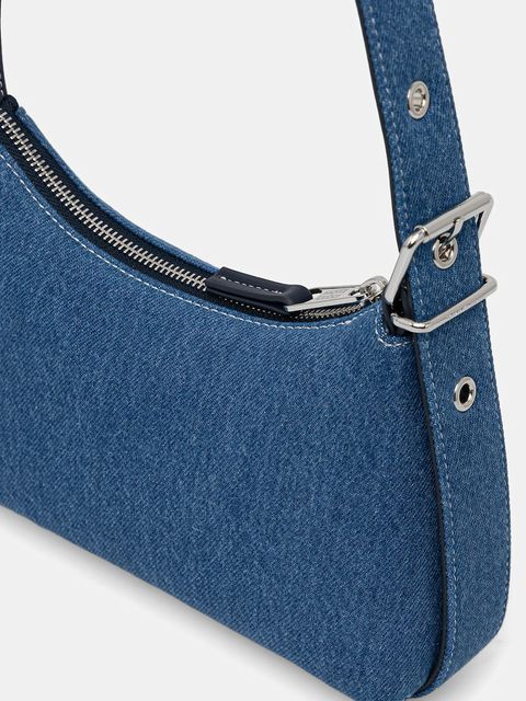 Tommy Jeans torebka jeansowa kolor niebieski AW0AW17877 - zdjęcie produktu nr 2