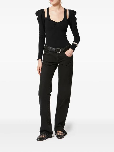 ISABEL MARANT x Sielle puff sleeve pullover - Black