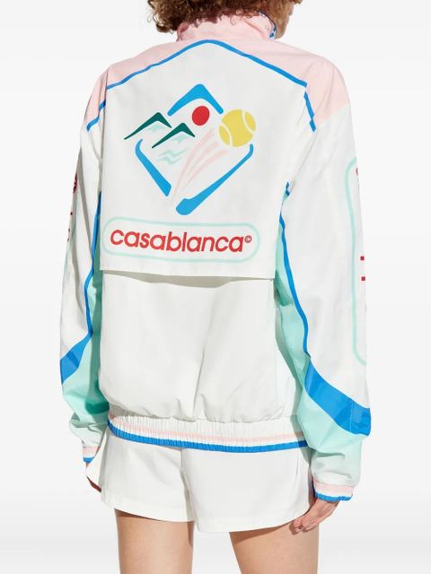 Casablanca Casa Sportif windbreaker jacket - White