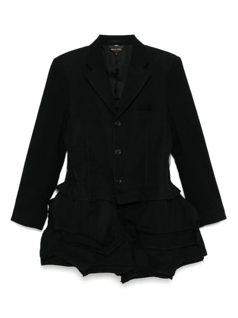 Comme Des Garçons asymmetric hem blazer - Black - zdjęcie produktu nr 1