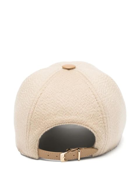 Max Mara applique baseball cap - Neutrals - zdjęcie produktu nr 2