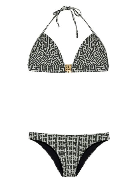 Balmain jacquard-pattern bikini - Black - zdjęcie produktu nr 2