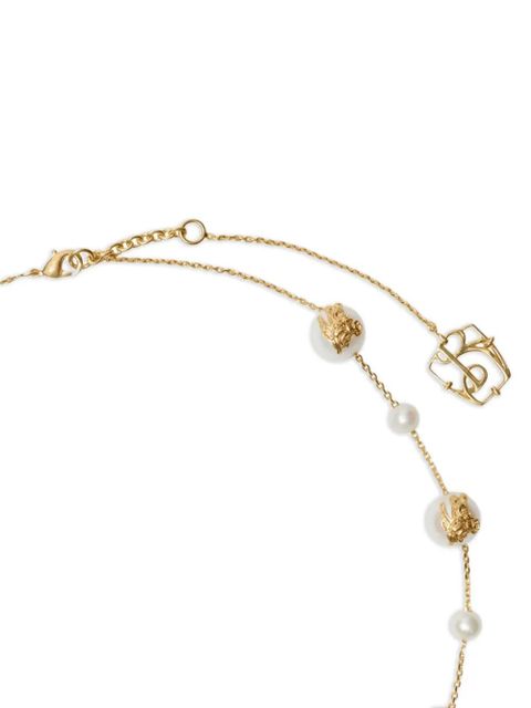 Burberry equestrian-knight pearl necklace - GOLD/PEARL - zdjęcie produktu nr 2
