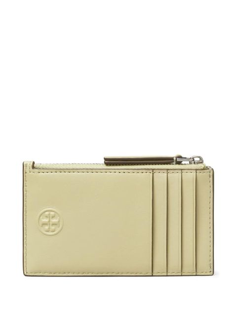 Tory Burch Fleming Soft leather cardholder - Neutrals